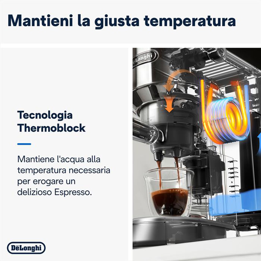 "DE LONGHI - DEDICA EC685.R MACCHINA DA CAFFÈ MANUALE-Rosso"