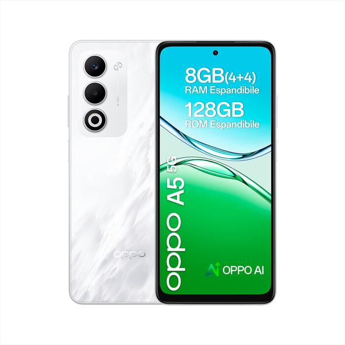 OPPO - Smartphone A5 5G 4+128-Mist White | Euronics