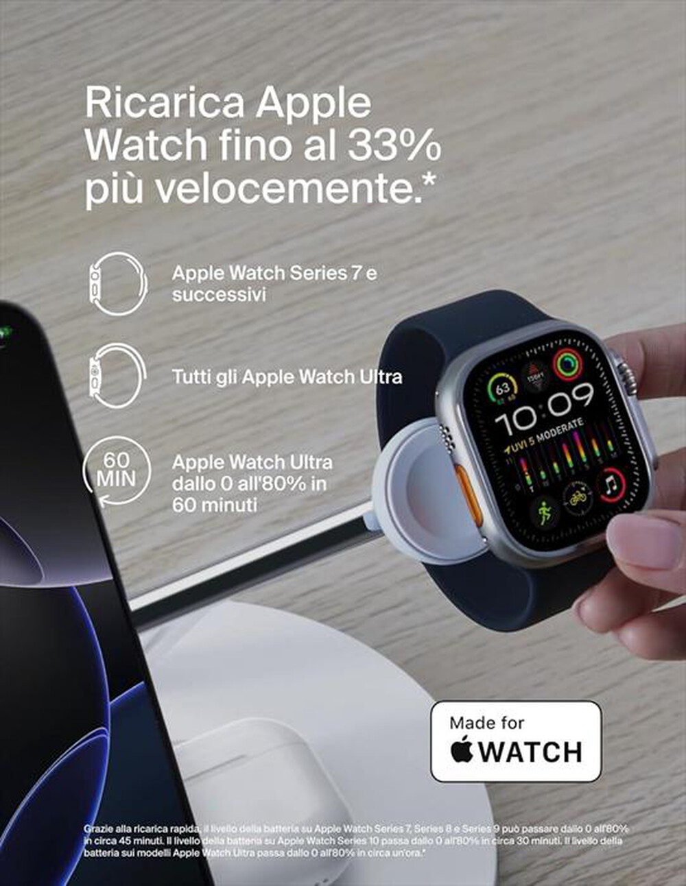 Immagine del prodotto BELKIN - BOOSTCHARGE PRO 3-IN-1 QI2 15W WIRELESS-Bianco