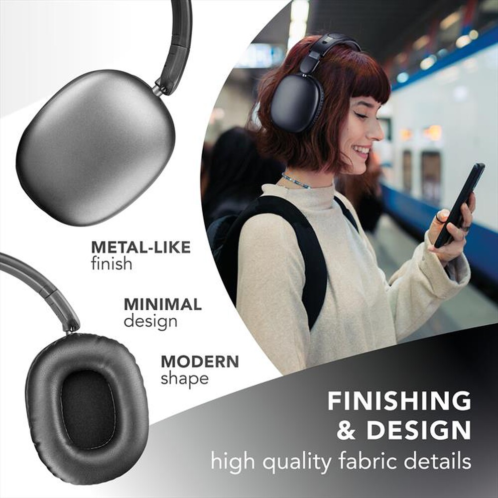 Immagine del prodotto MUSIC SOUND - Cuffie wireless over-ear MAXI3-Black