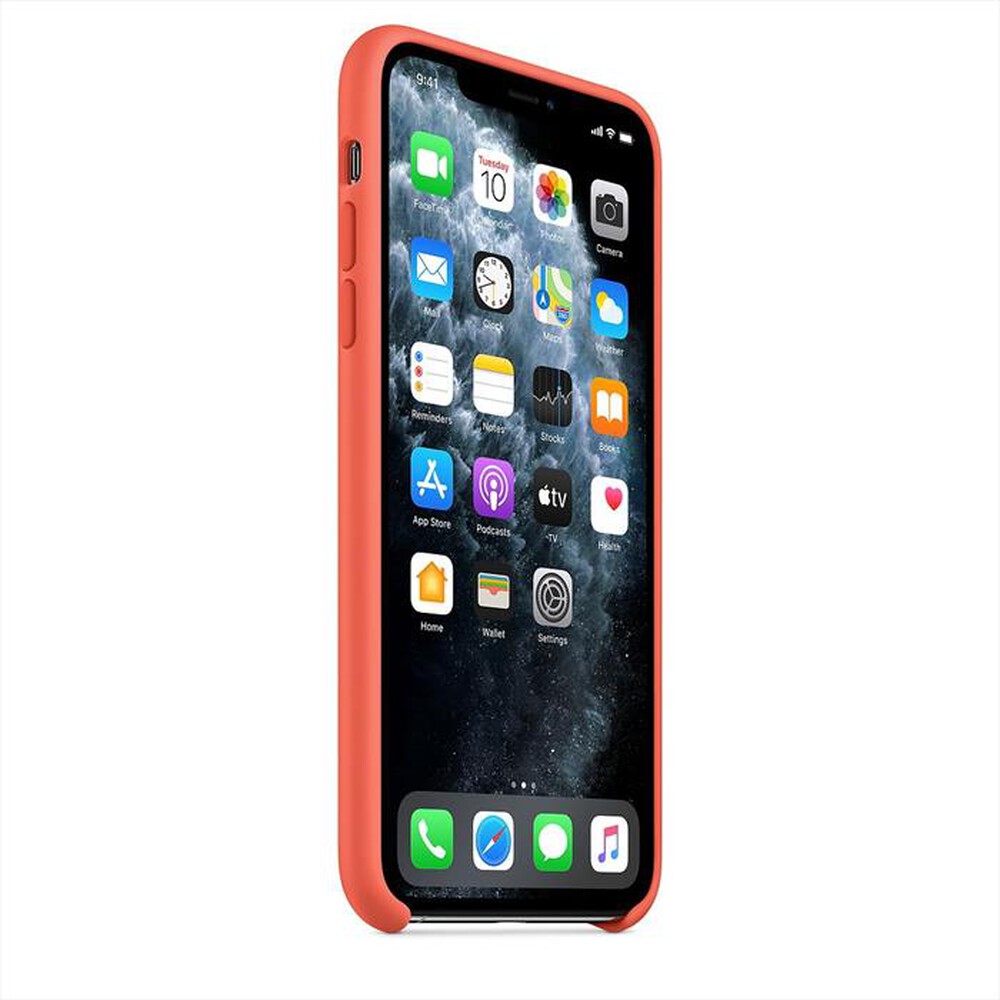 "APPLE - Custodia in silicone per iPhone 11 Pro Max-Mandarancio"