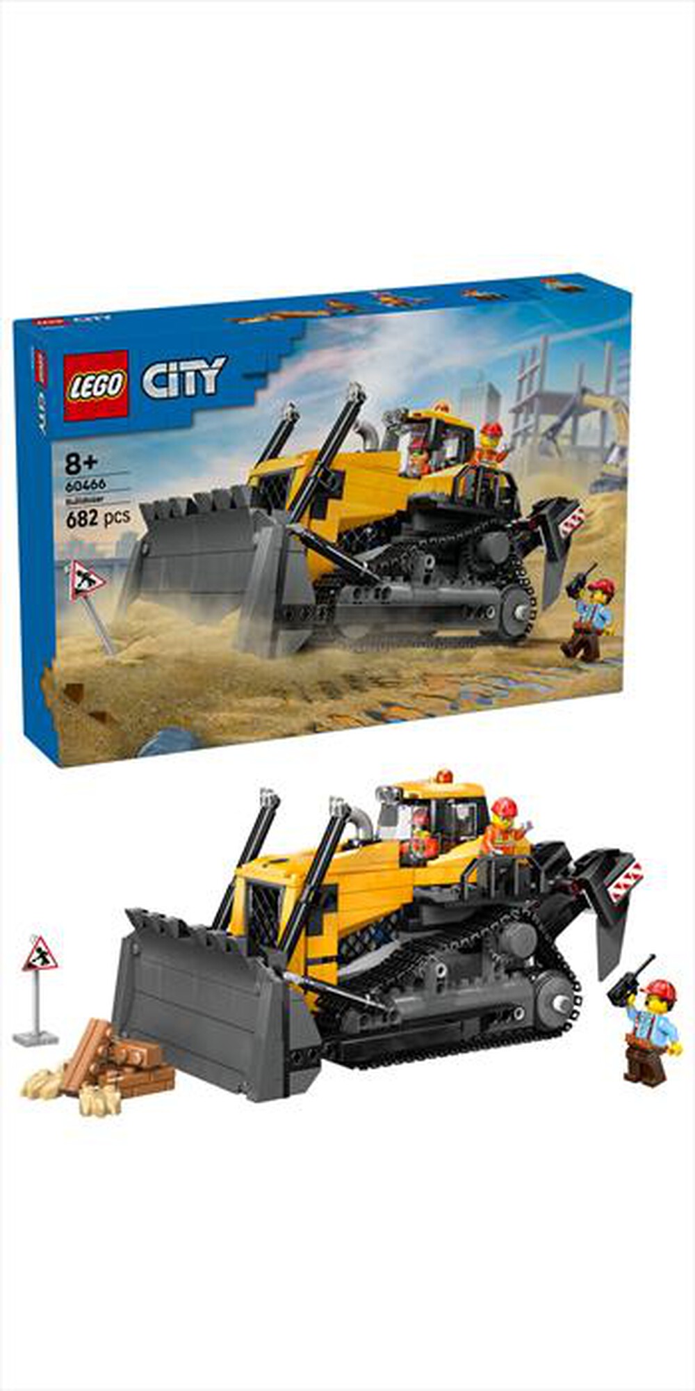 Immagine del prodotto LEGO - CITY BIG VEHICLES Bulldozer giallo 60466