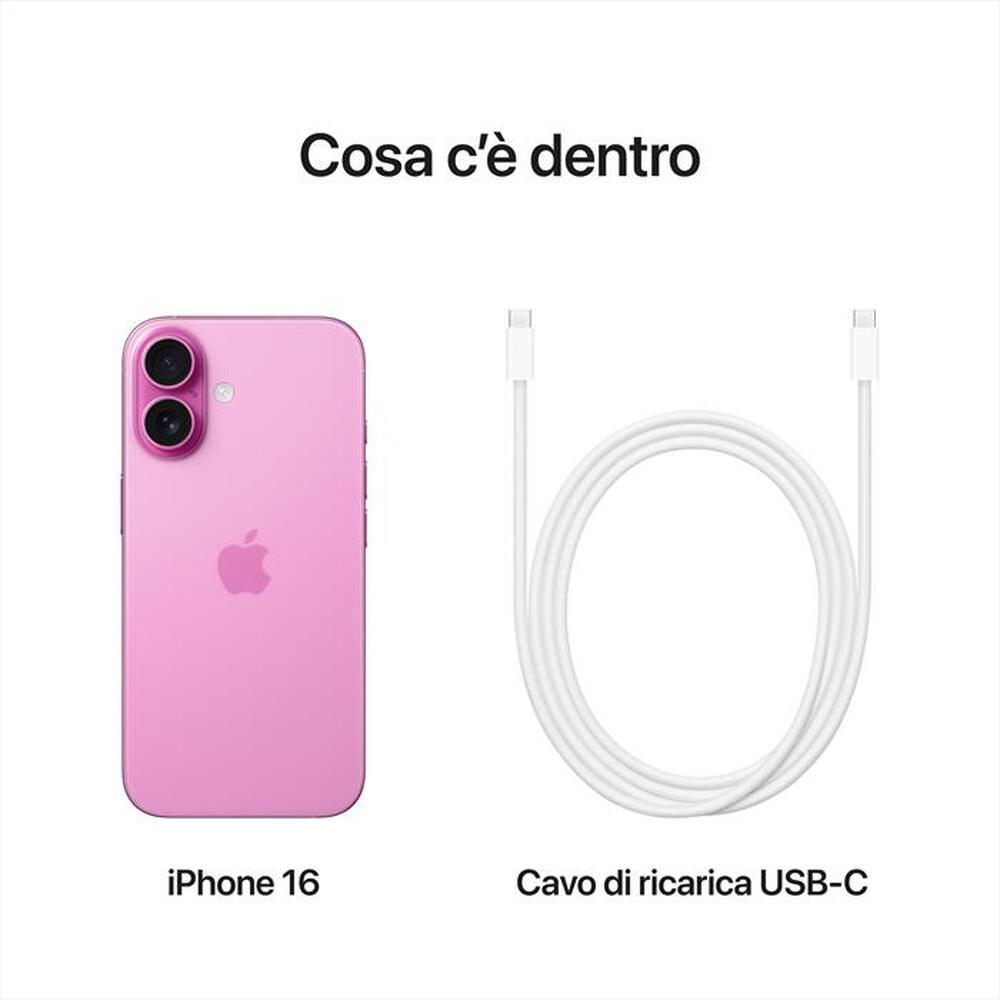 Immagine del prodotto WIND - 3 - APPLE iPhone 16 128GB-Rosa