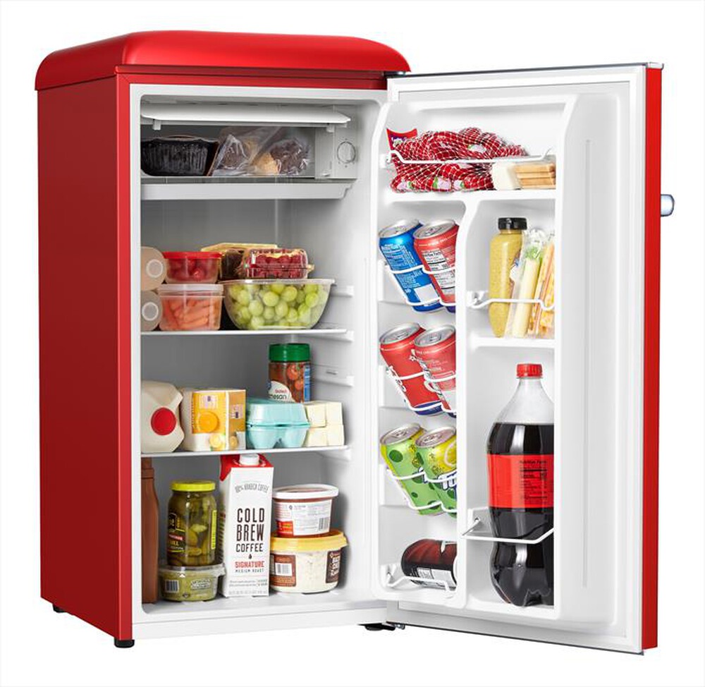 Immagine del prodotto TECHLIFE - Frigoriferi tavolo TFFTR100R Classe E 95lt-Rosso