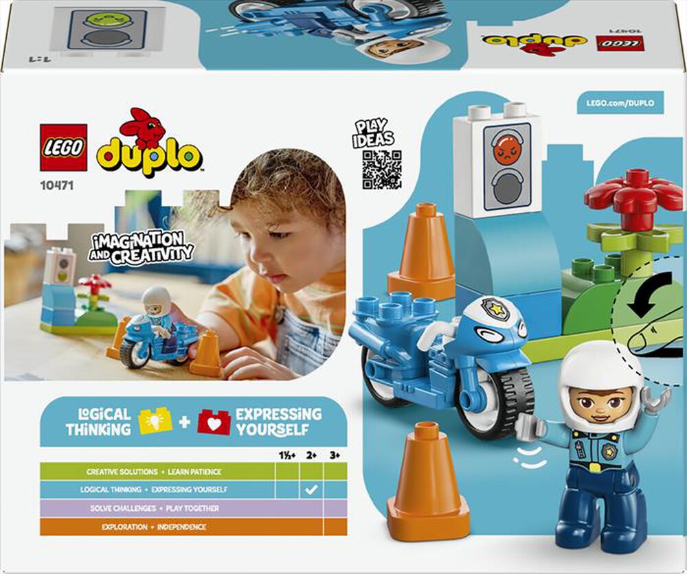 Immagine del prodotto LEGO - DUPLO Motocicletta blu della Polizia - 10471