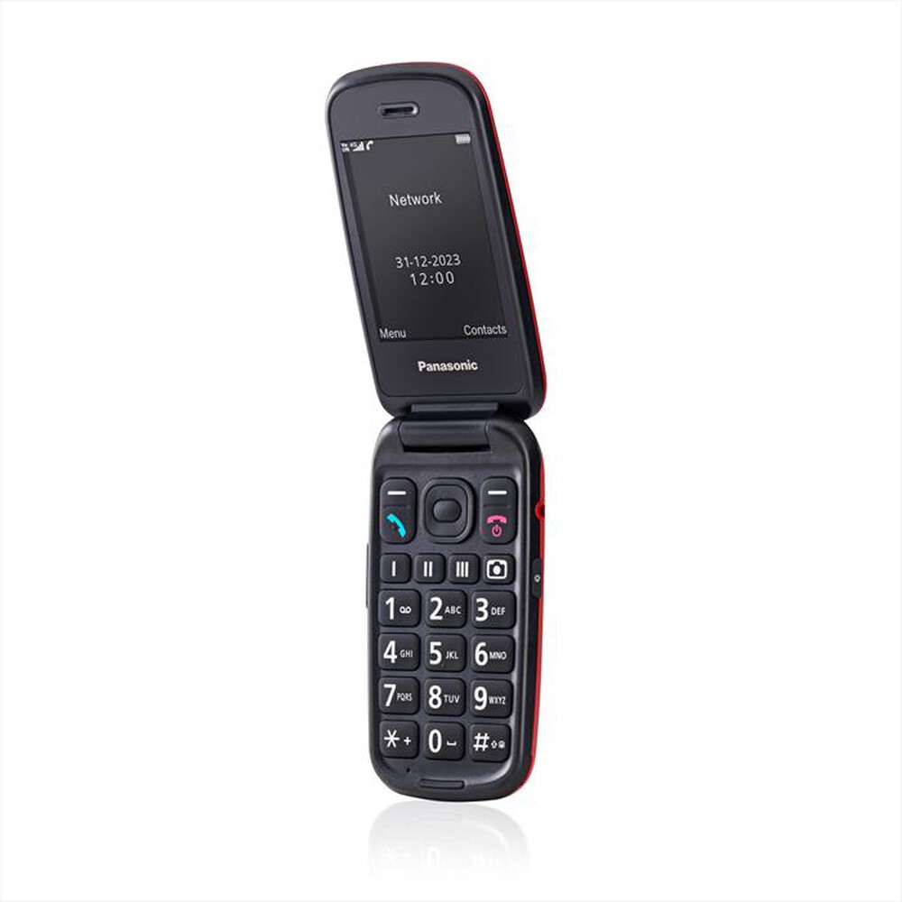 "PANASONIC - Cellulare KX-TU550EXR-rosso"