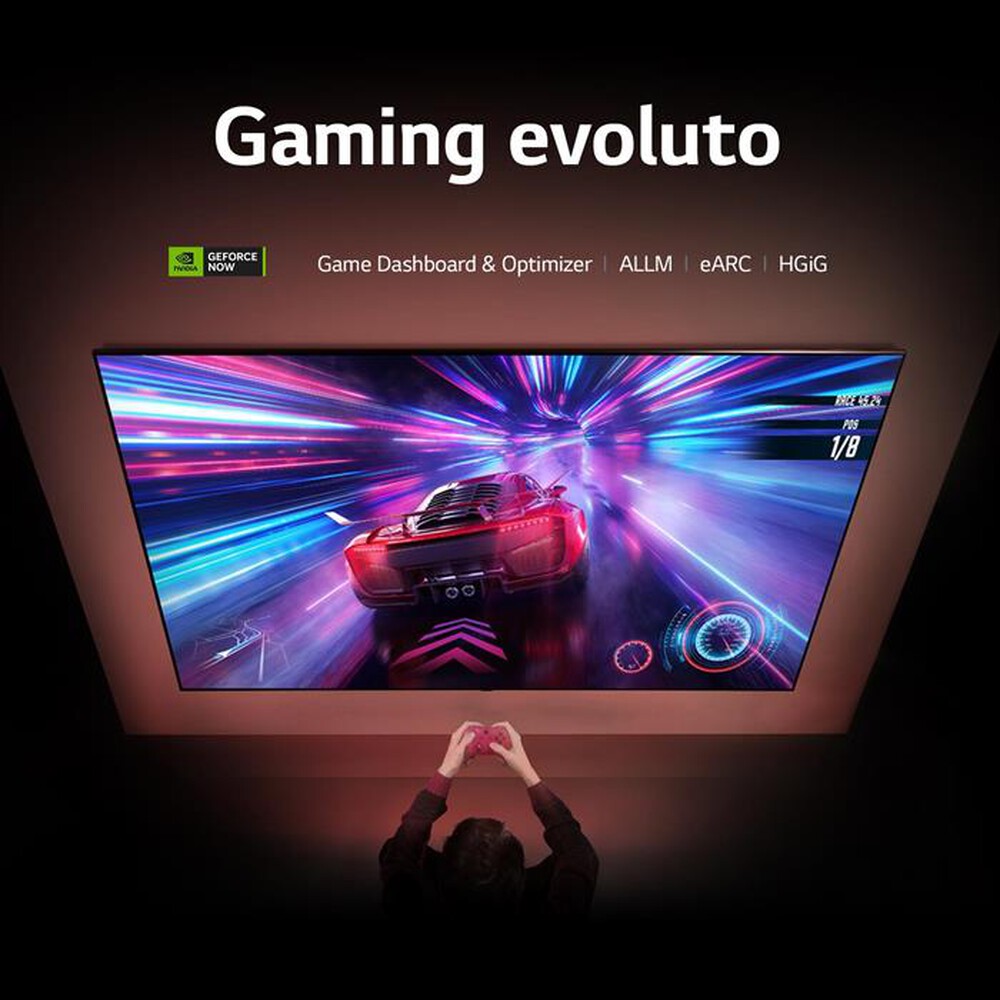 Immagine del prodotto LG - Smart TV QNED Serie QNED77 4K 55" 55QNED776RB-Essence Graphite