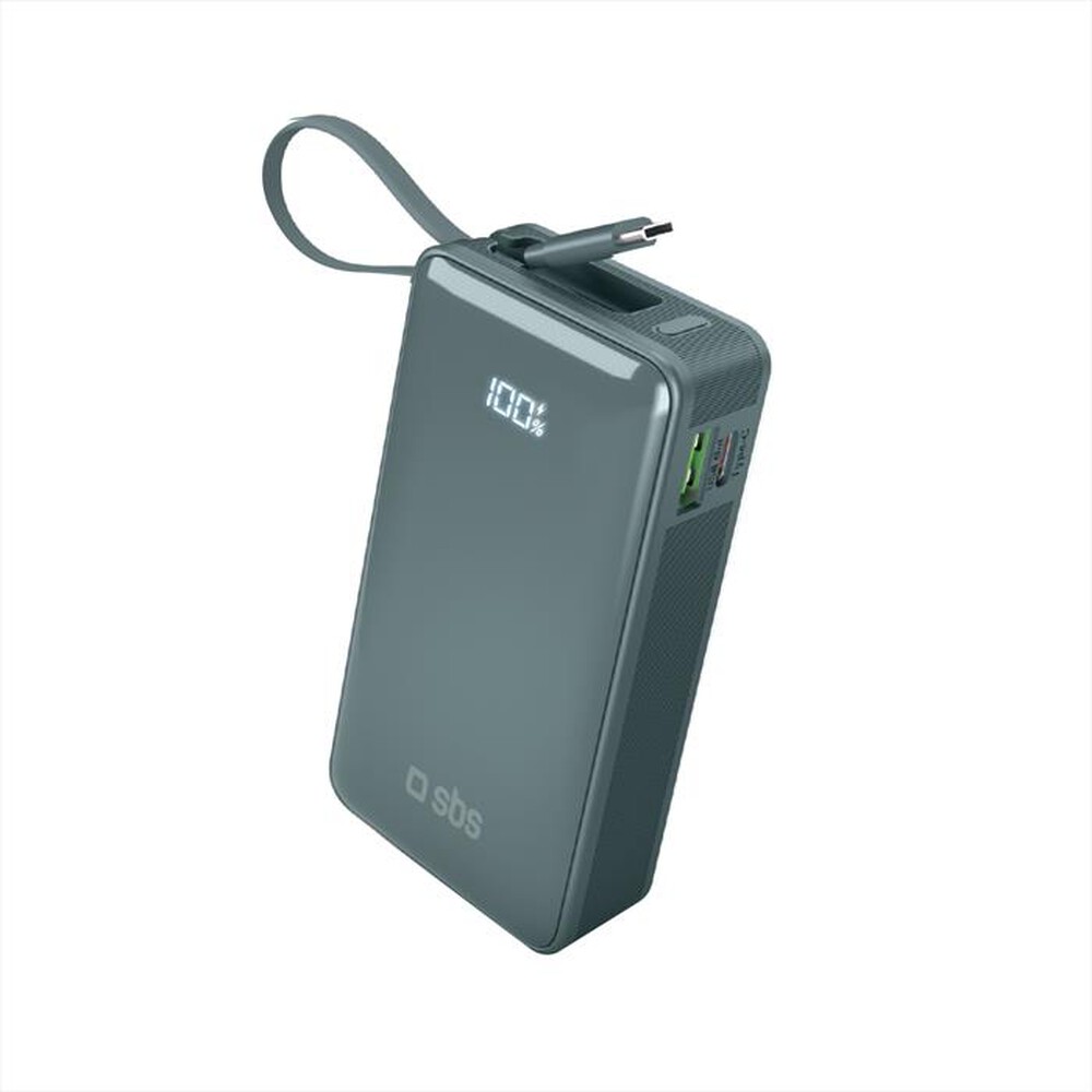 "SBS - Powerbanks TTBB10000LCDTCPD20A-Azzurro"