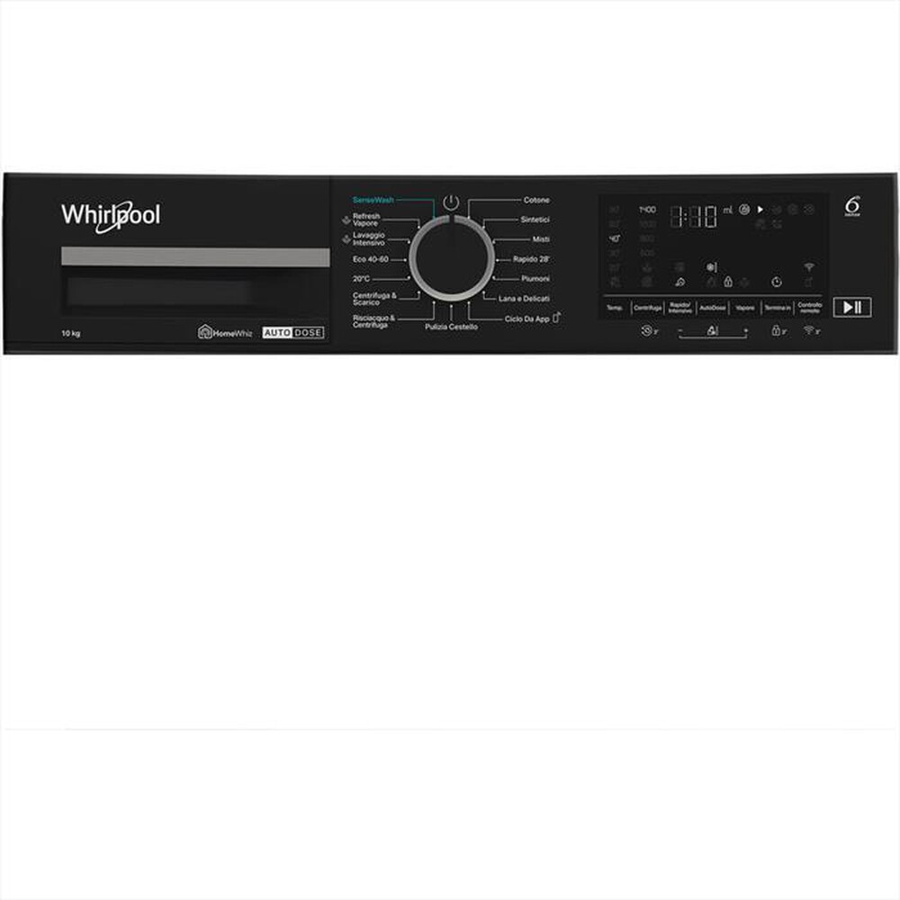 Immagine del prodotto WHIRLPOOL - Lavatrice WPM011GADSIT 10Kg Classe A-Nero