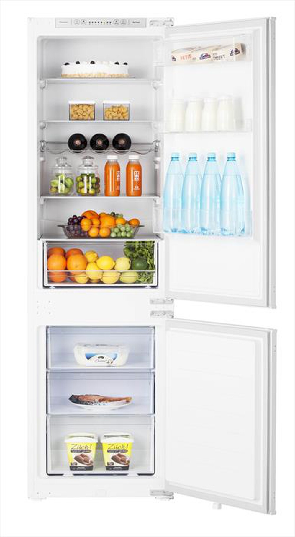 "HISENSE - Frigorifero combinato MBI54240F Classe F 246 lt-Bianco"