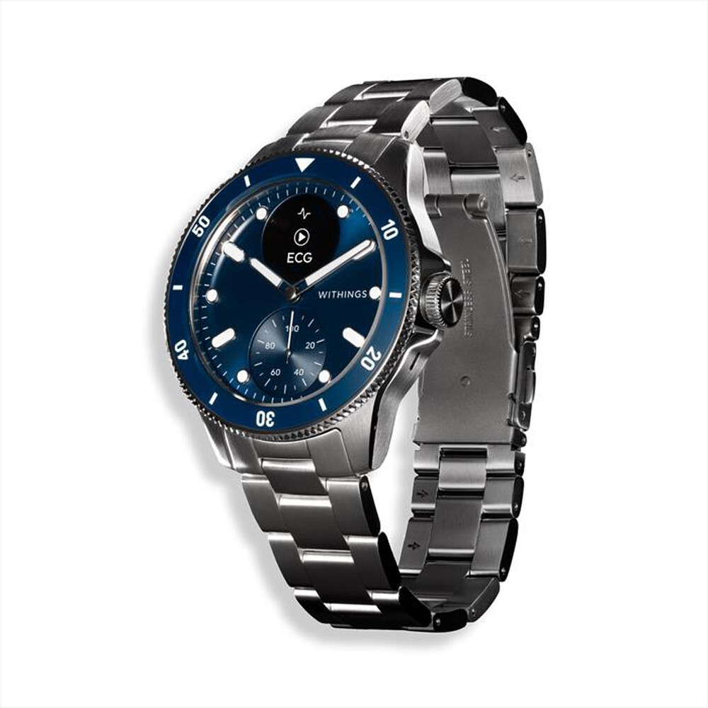 "WITHINGS - ScanWatch Nova quadrante blue-Silver"