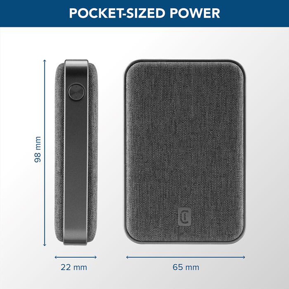 "CELLULARLINE - POWER BANK GLAM-Nero"