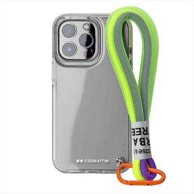 CASEME - Cover CMCOVFLUOIP1467PT per iPhone 14 Pro Max-Trasparente