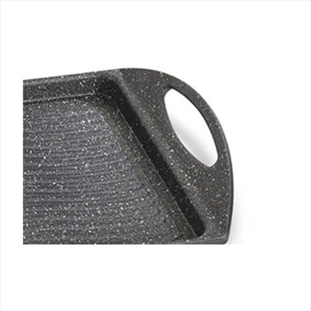 "LAGOSTINA - Grill o Bistecchiera in alluminio PIASTRA 25X25-Nero"