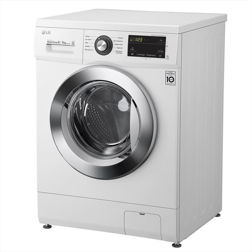 "LG - Lavasciuga F4J3TM5WE 8/5 Kg Classe D-WHITE"