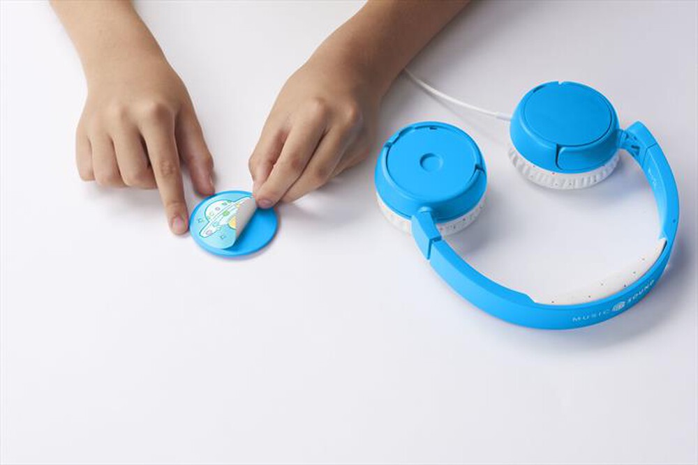 Immagine del prodotto CELLULARLINE - Play Patch Kids Cuffia a filo HEADBMSKIDSU-Azzurro