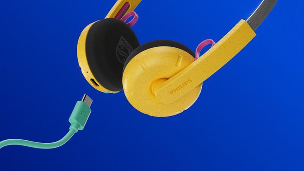 Immagine del prodotto PHILIPS - Cuffie wireless on-ear Moving Sound TAMS1YL/00-Yellow