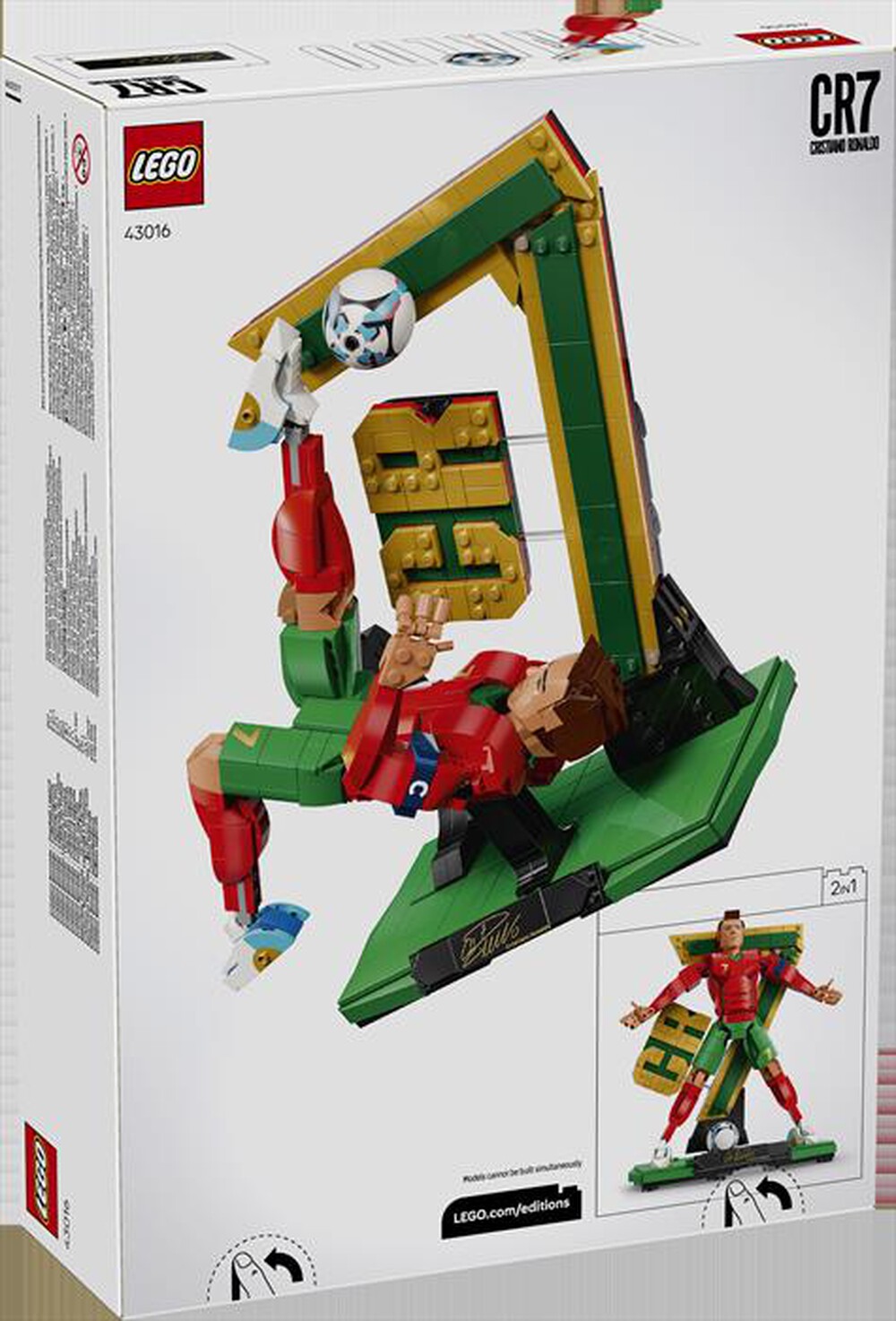 Immagine del prodotto LEGO - 43016 EDITIONS CRISTIANO RONALDO  SOCCER LEGEND-Multicolore
