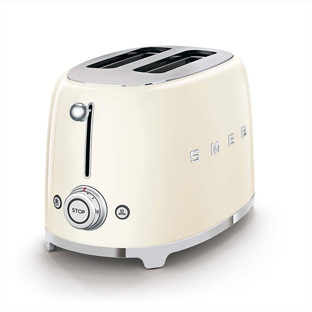 "SMEG - Tostapane 50's Style  2x2 fette – TSF01CREU-panna"