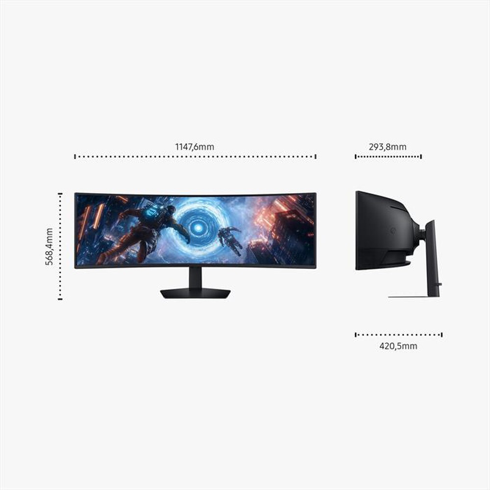 "SAMSUNG - MONITOR GAMING ODYSSEY G9 - G91F DA 49'' DQHD-Black"