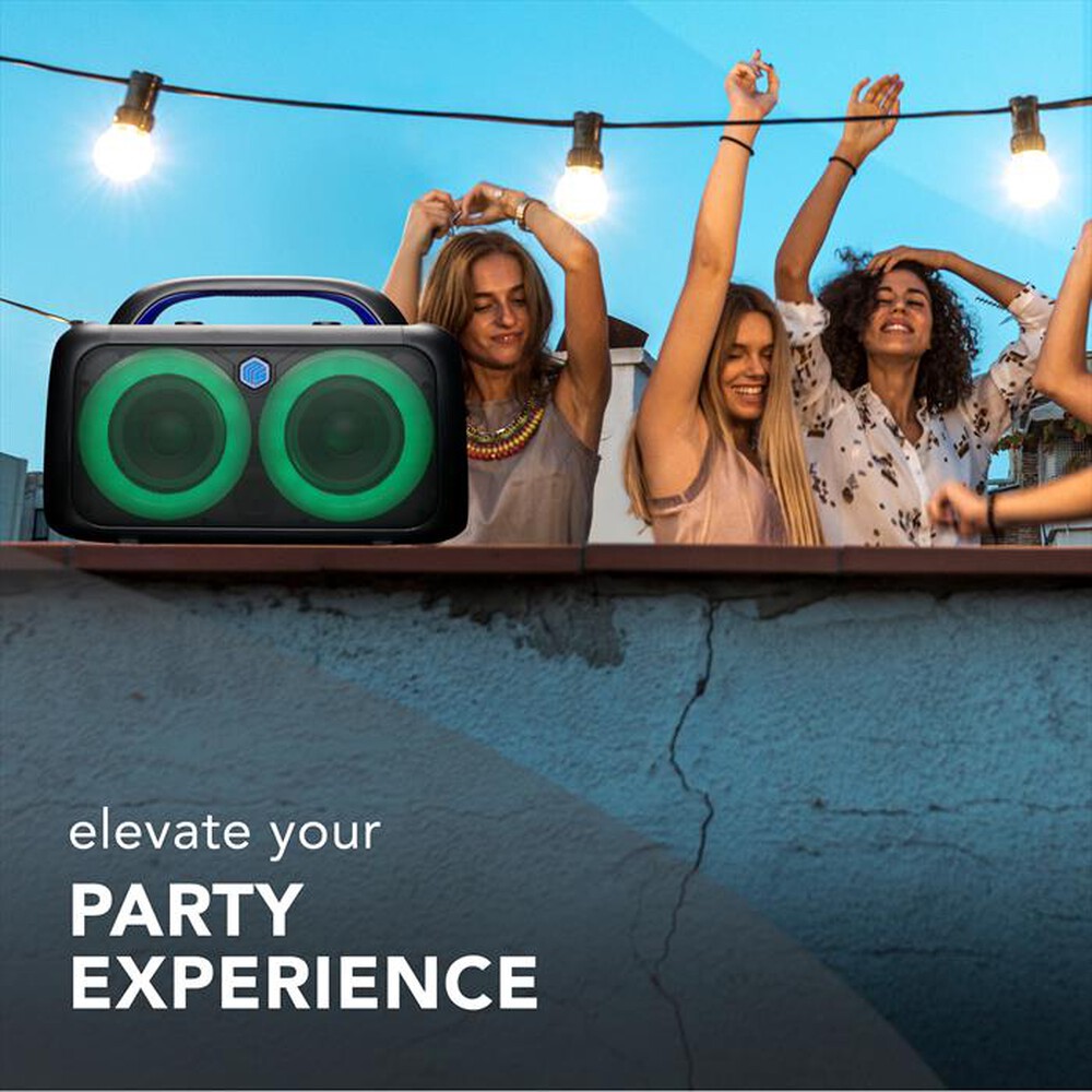 Immagine del prodotto MUSIC SOUND - SPEAKER BOOM BOX 80S-Nero