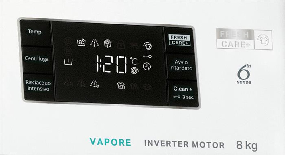 "WHIRLPOOL - Lavatrice FRESHCARE FFB D85 V IT 8 Kg Classe B-Bianco"