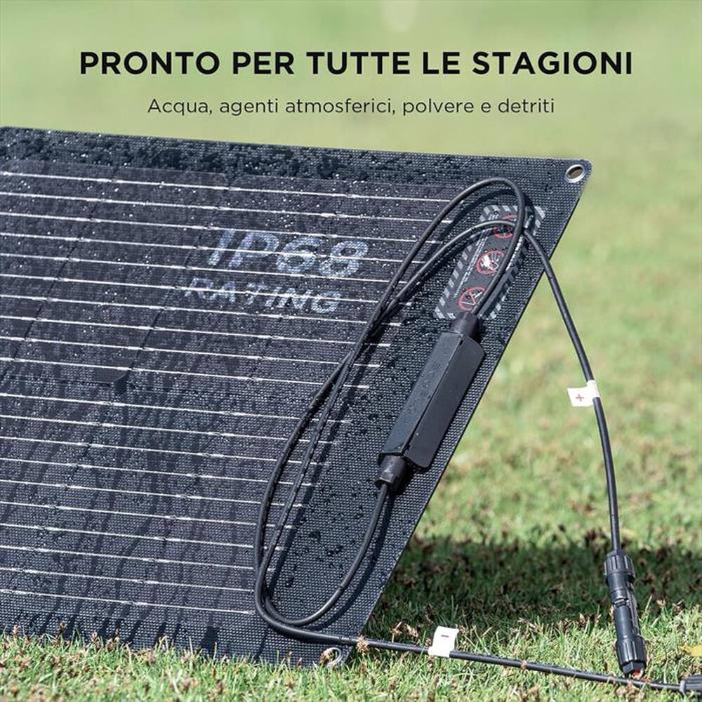 "ECOFLOW - Pannello solare portatile 110W-nero"