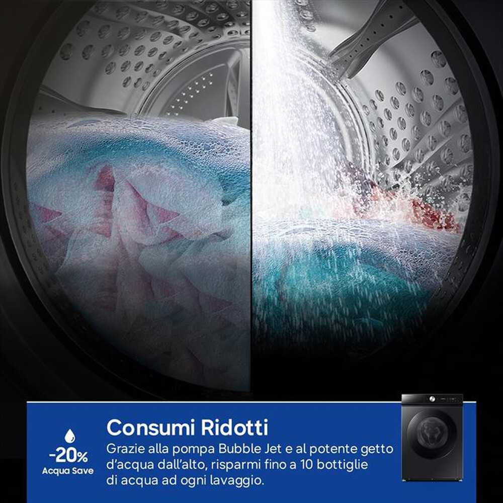Immagine del prodotto SAMSUNG - Lavatrice WW90DB8U95GBU3 9Kg Classe A-Nero