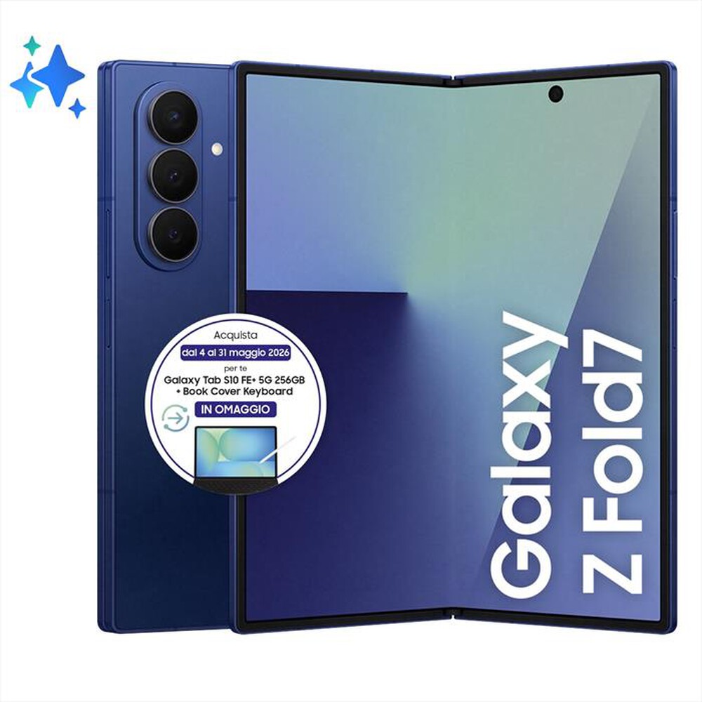 SAMSUNG - Galaxy Z Fold7 12+1TB-Blue Shadow