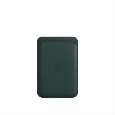 APPLE - Portafoglio Magsafe in pelle per iPhone-Verde foresta