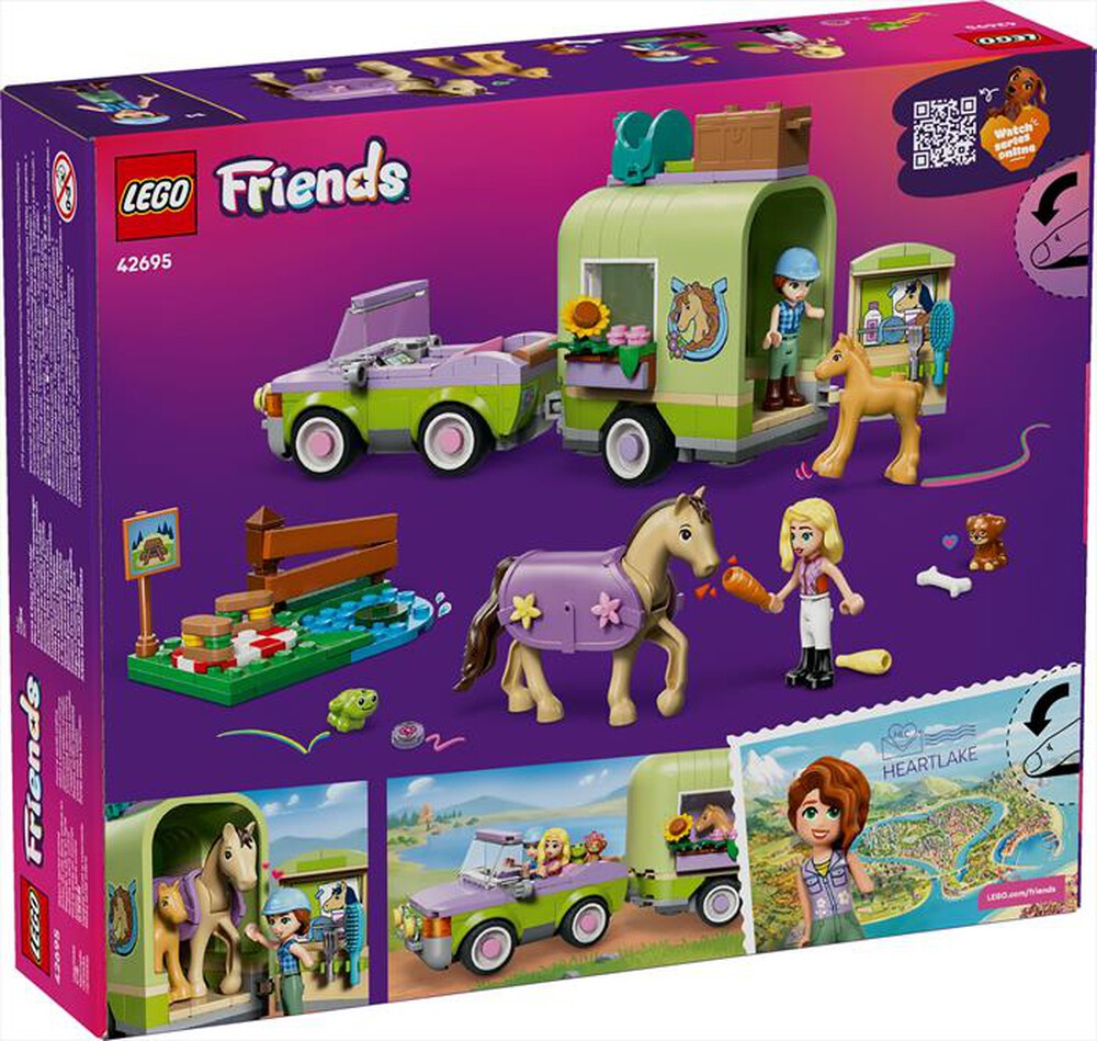 Immagine del prodotto LEGO - FRIENDS Rimorchio per cavallo e puledro - 42695
