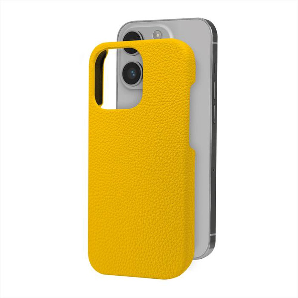 "CASEME - Cover ecoleather CMCOVPUIP1461PY per iPhone 14 Pro-Giallo"