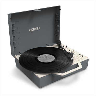 VICTROLA - Piatto giradischi RE-SPIN-Grigio