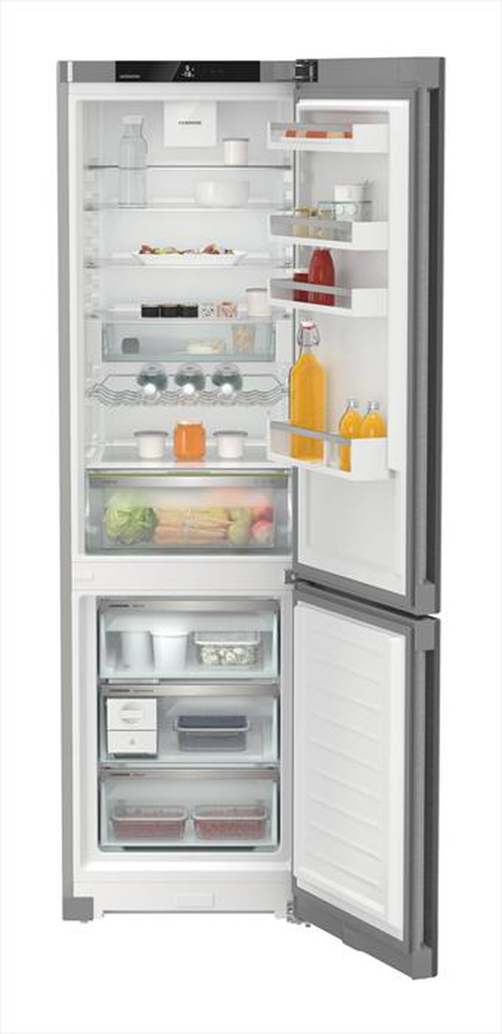 Immagine del prodotto LIEBHERR - Frigorifero combinato CNSDA 5723-22 Classe A 371lt-Acciaio SmartSteel / Silver