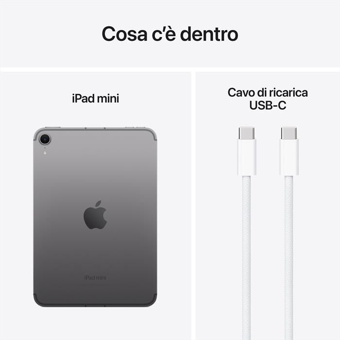 APPLE - iPad Mini Wi-Fi + Cellular 128GB-Grigio Siderale | Euronics