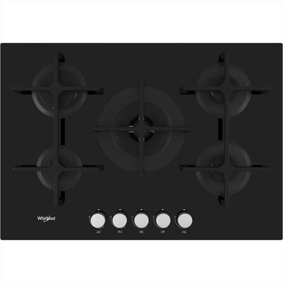 WHIRLPOOL - Piano cottura a gas GOA 7523/NB 5 fuochi 73cm