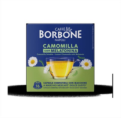 CAFFE BORBONE - Camomilla e Melatonina - Dolce Gusto 16 pz-Multicolore