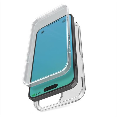 SBS - Cover 360 TECOV360IP1567 per iPhone 15 Plus-Trasparente