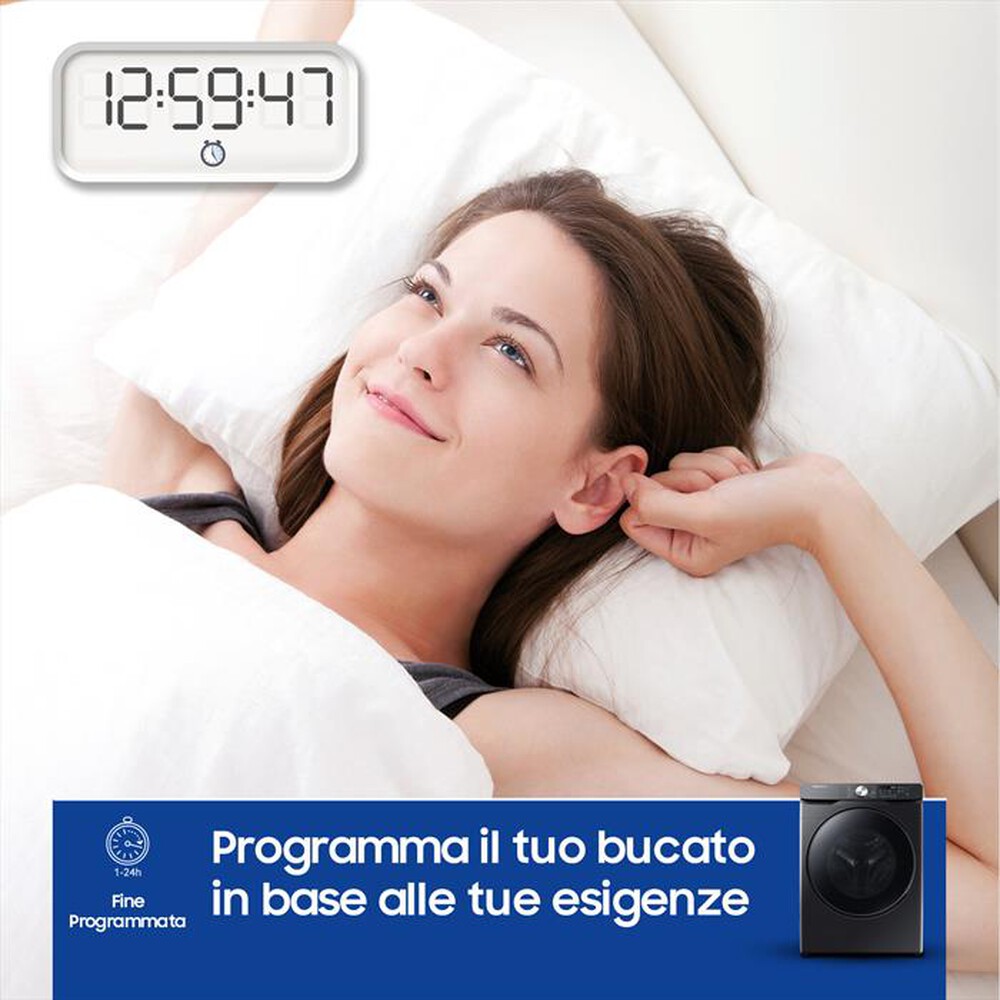 Immagine del prodotto SAMSUNG - Lavatrice WF18T8000GV/ET 18 Kg Classe C-Dark Inox