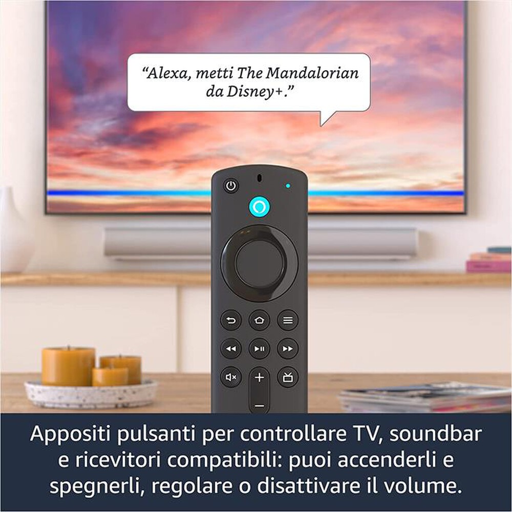 "AMAZON - FIRE TV STICK 4K ULTRA HD-Nero"