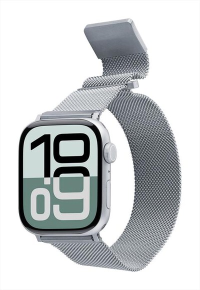 CELLULARLINE - Cinturino STEELAPPWATCH3840S per Apple Watch-Argento
