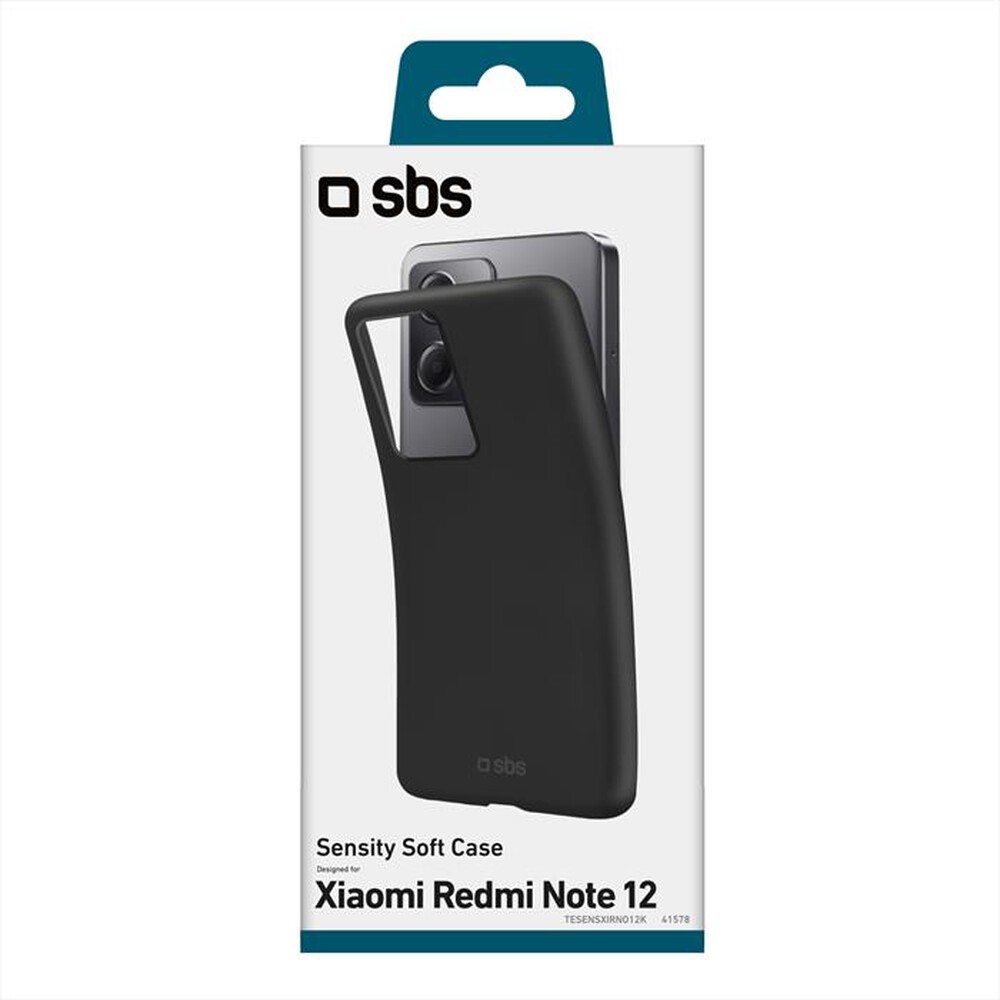 "SBS - Cover TESENSXIRNO12K Xiaomi Redmi Note 12-Nero"