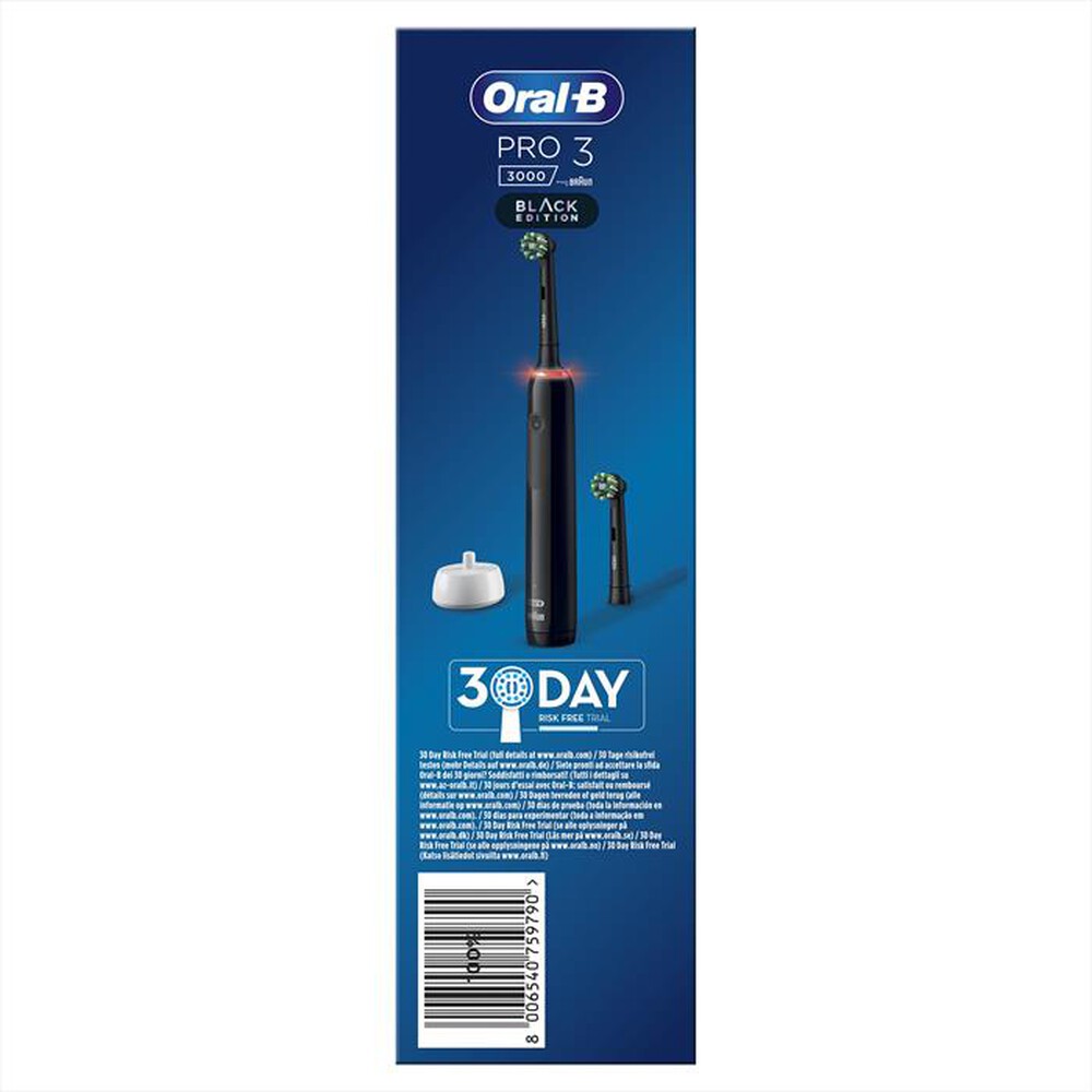 Immagine del prodotto ORAL-B - Spazzolino elettrico PRO3 3000-Nero