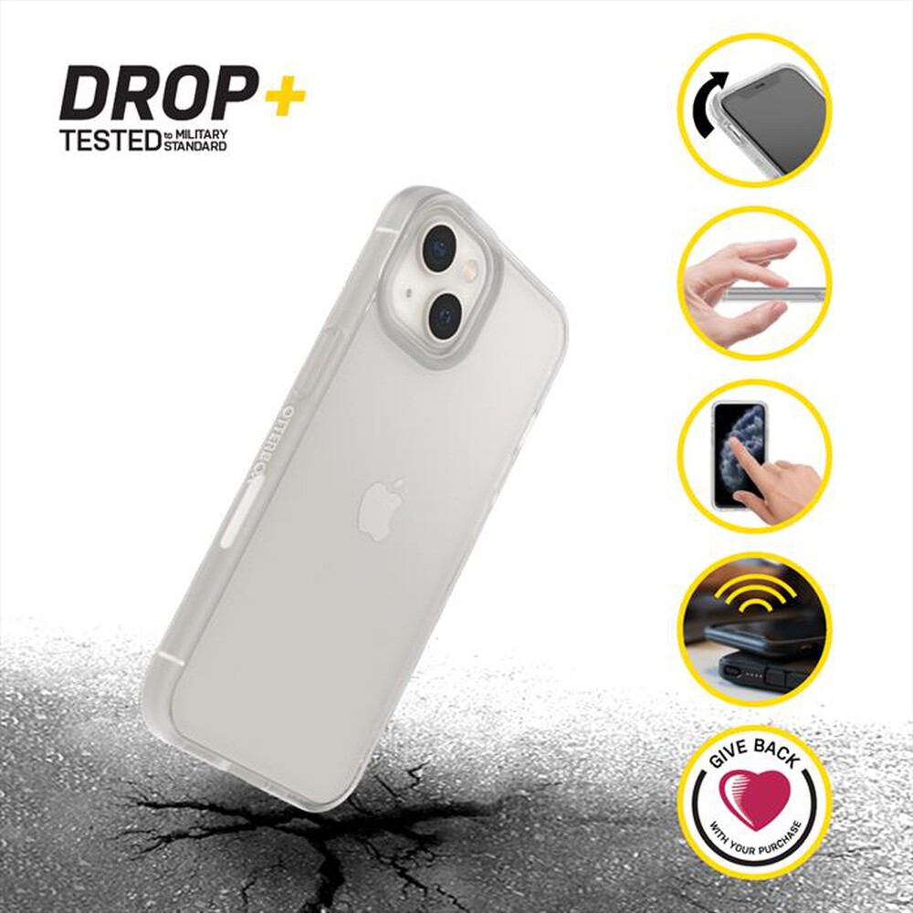 "OTTERBOX - REACT - CUSTODIA IPHONE 13 - CLEAR-trasparente"