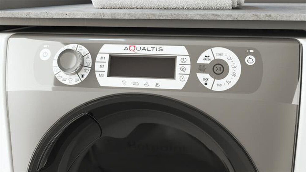 "HOTPOINT ARISTON - Lavatrice AQ104D497SD EU/B N 10 Kg Classe B"