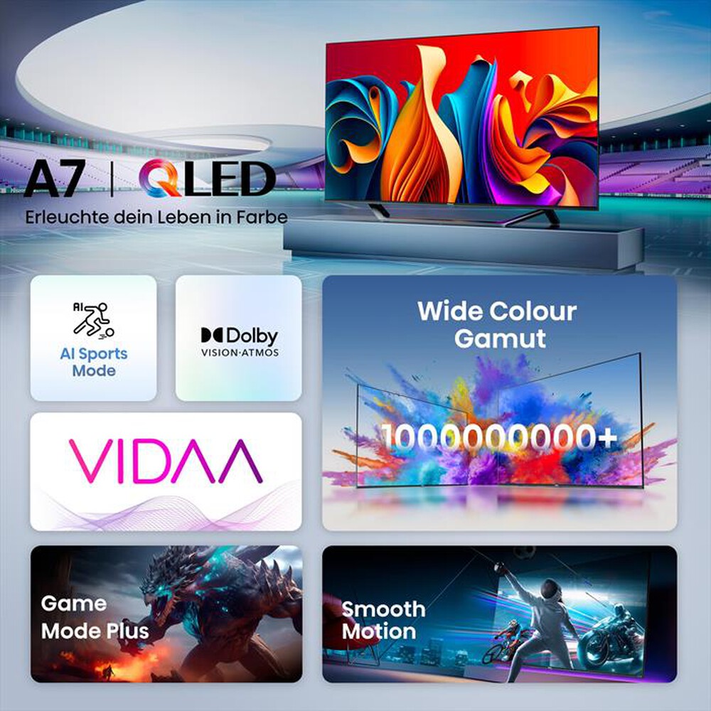 Immagine del prodotto HISENSE - Smart TV Q-LED UHD 4K 43" 43A79NQ-NERO