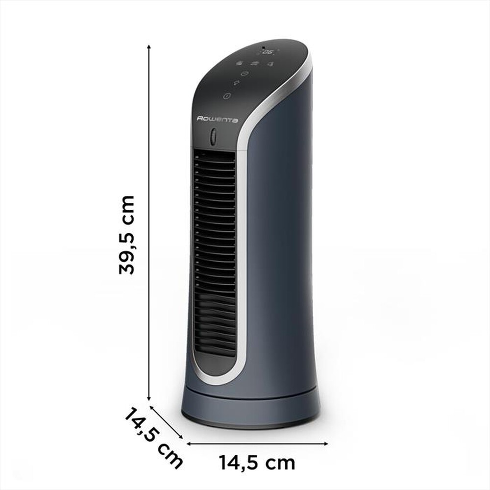 "ROWENTA - Ventilatore tower VU6220F0-Bianco e Nero"