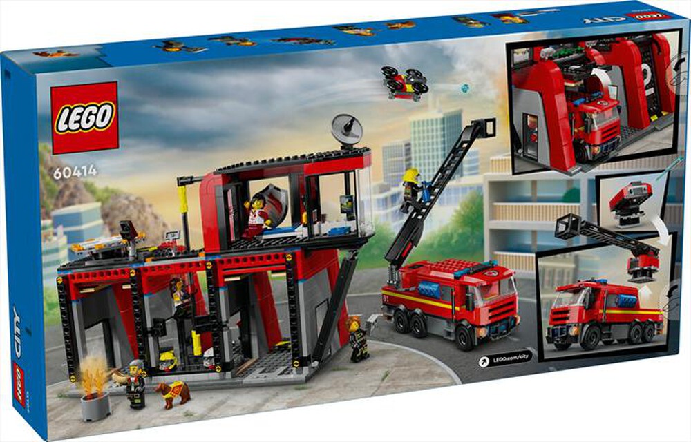 Immagine del prodotto LEGO - CITY Fire Caserma dei pompieri e autopompa 60414