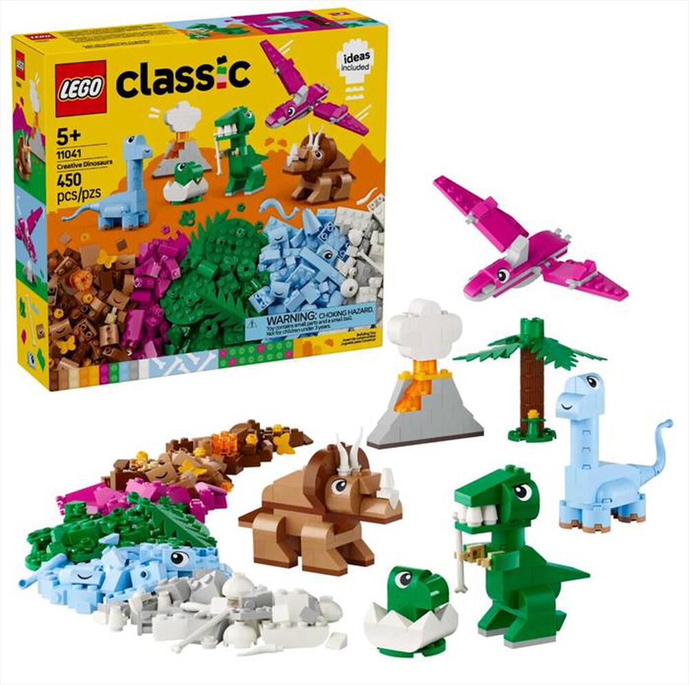 "LEGO - CLASSIC Dinosauri creativi - 11041-Multicolore"