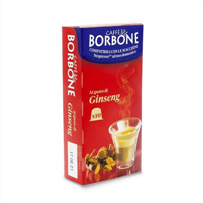 CAFFE BORBONE - Al gusto di Ginseng - Comp. NESPRESSO 10 Pz